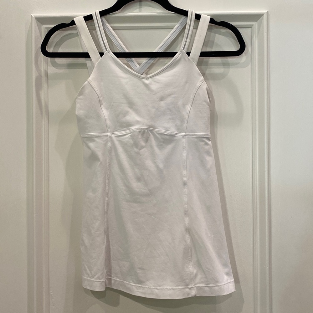 White Lululemon Tank Top